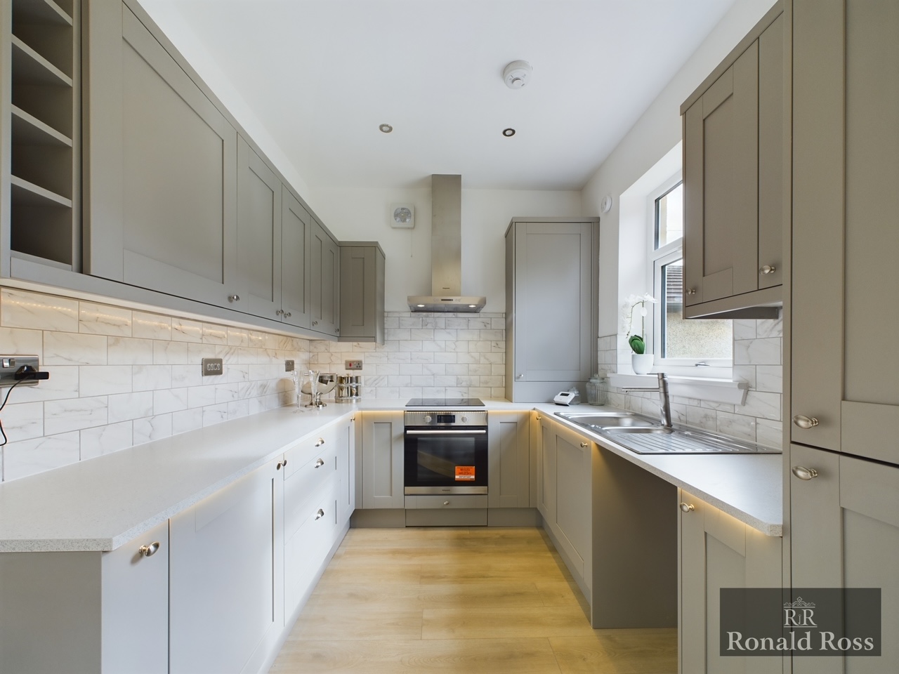 The home now has an open plan kitchen. 