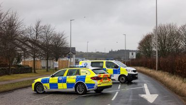A96 closed after motorcyclist dies in crash with car