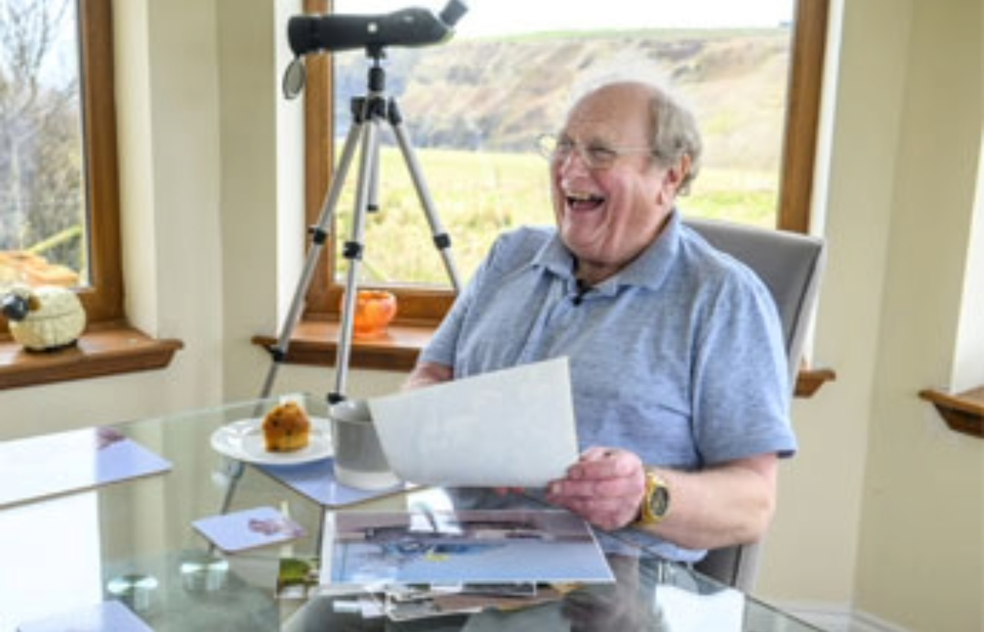 Retired taxi driver Steve Glover says he was 'fed up' thinking his Scottish dream wouldn't happen. Photo: National Lottery.