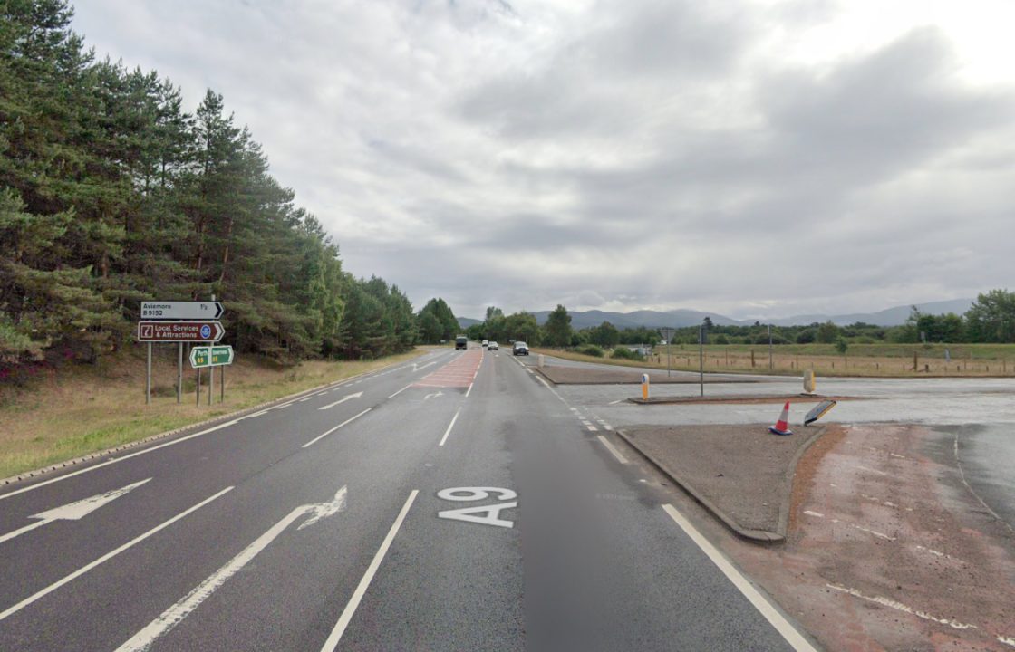 Man airlifted to hospital ‘fighting for life’ after A9 car and pickup truck crash