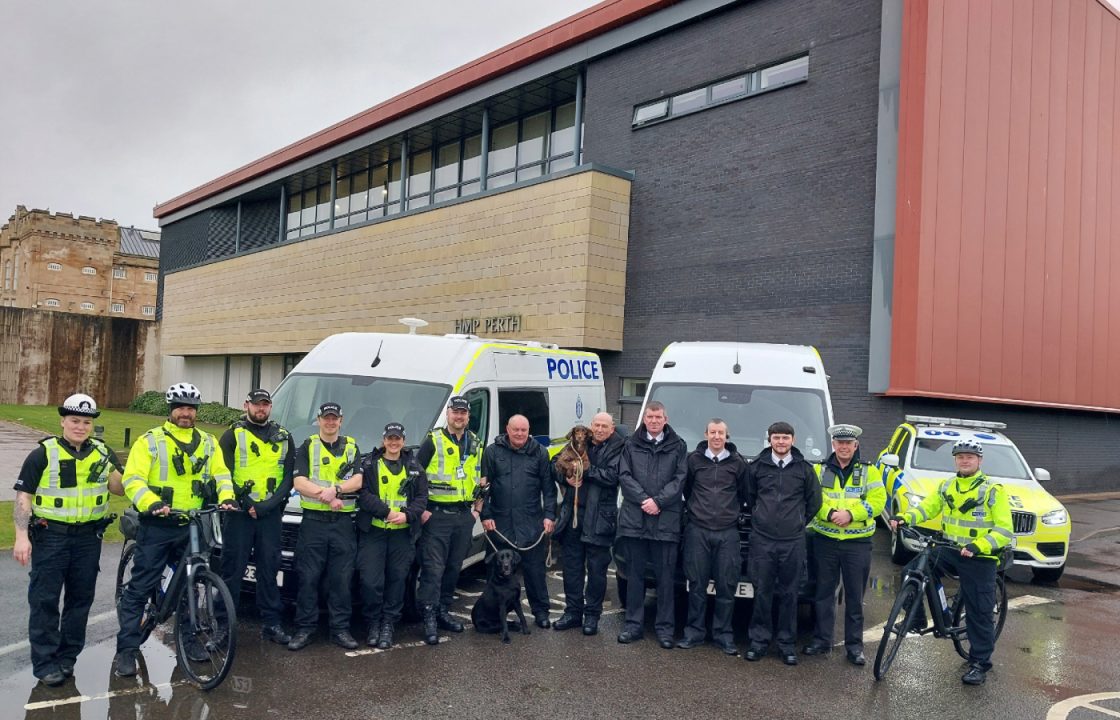 Teen charged after weapon found outside Perth jail as detection dogs aid police and prison service patrols