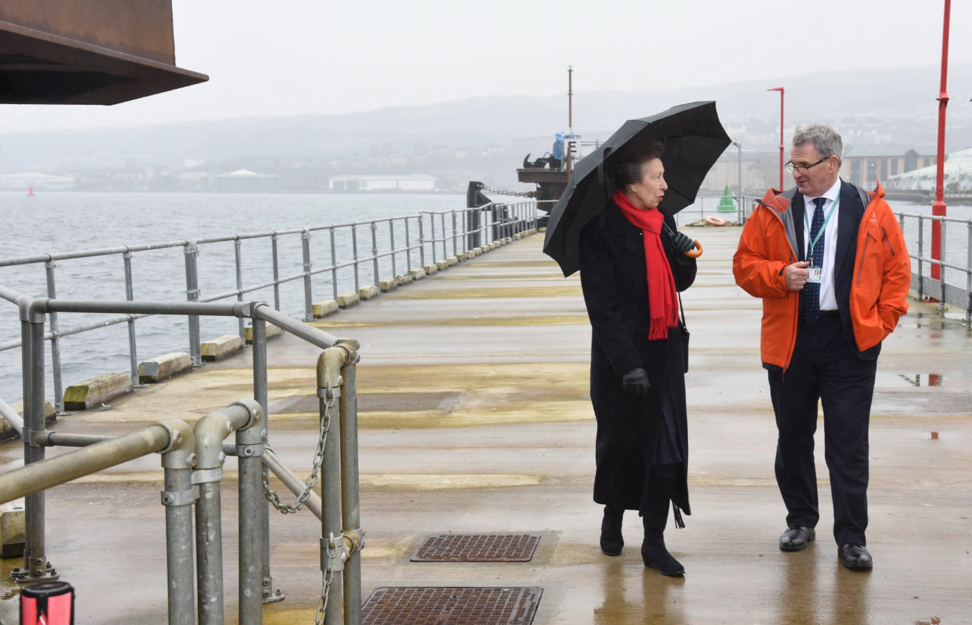 Princess Anne visits Greenock