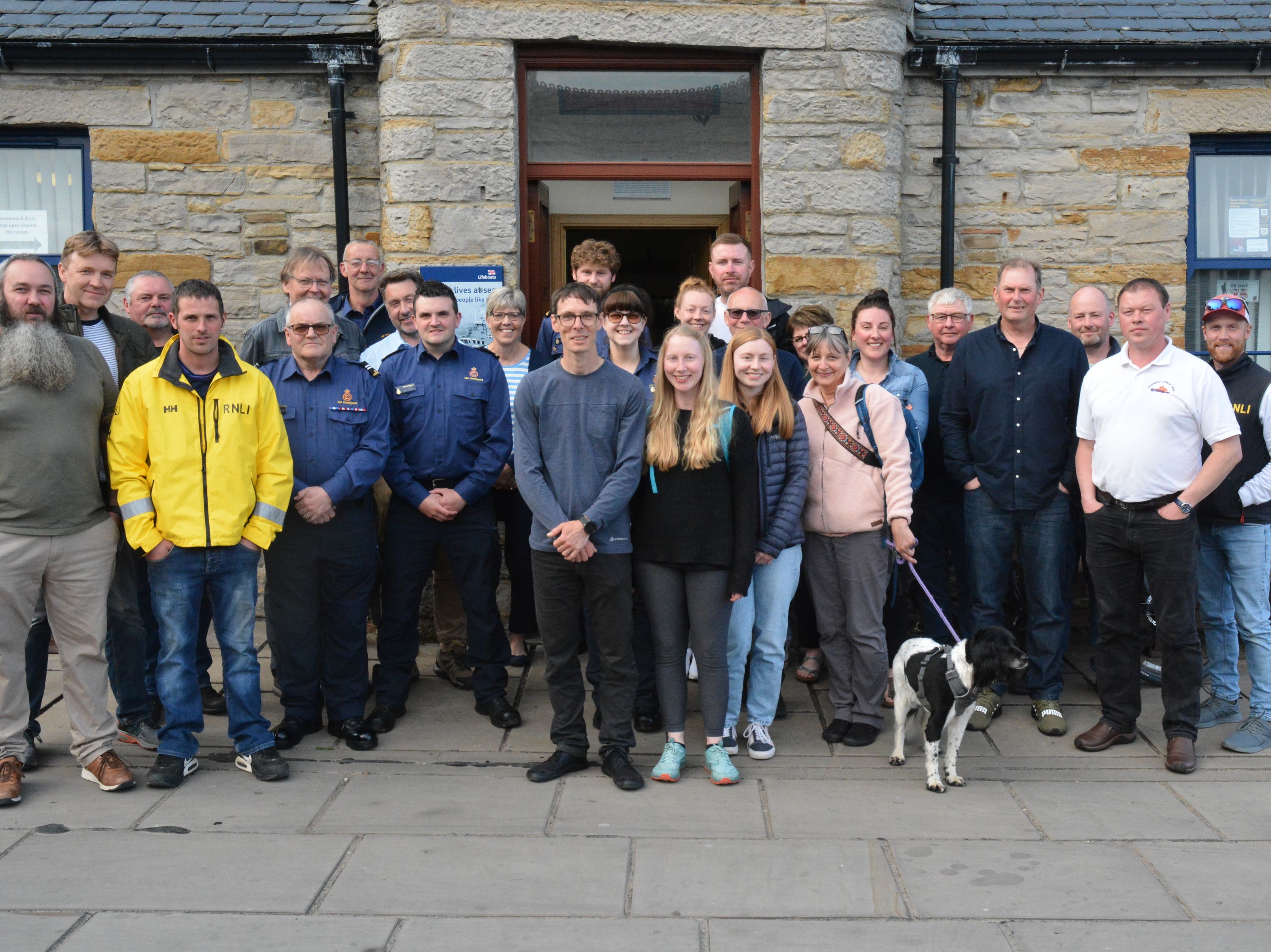 Volunteers from Stromness RNL.