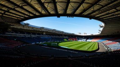 Man charged after incident on Hampden pitch before Scotland v Israel