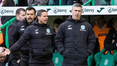 Nick Montgomery clings to top-six hopes despite defeat for Hibernian
