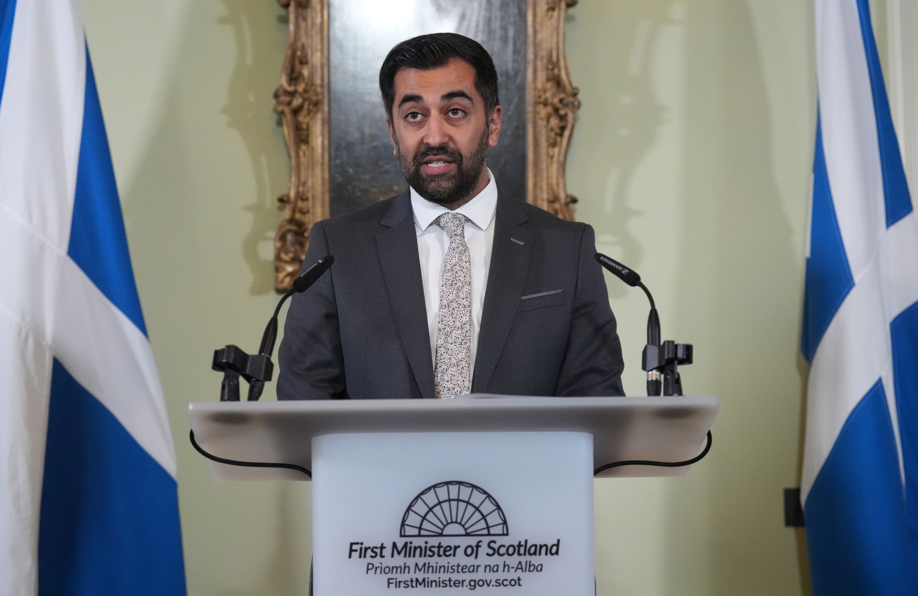 Humza Yousaf resigned on Monday.