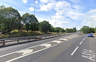 Man arrested over road traffic offences following  crash on Clyde Expressway in Glasgow