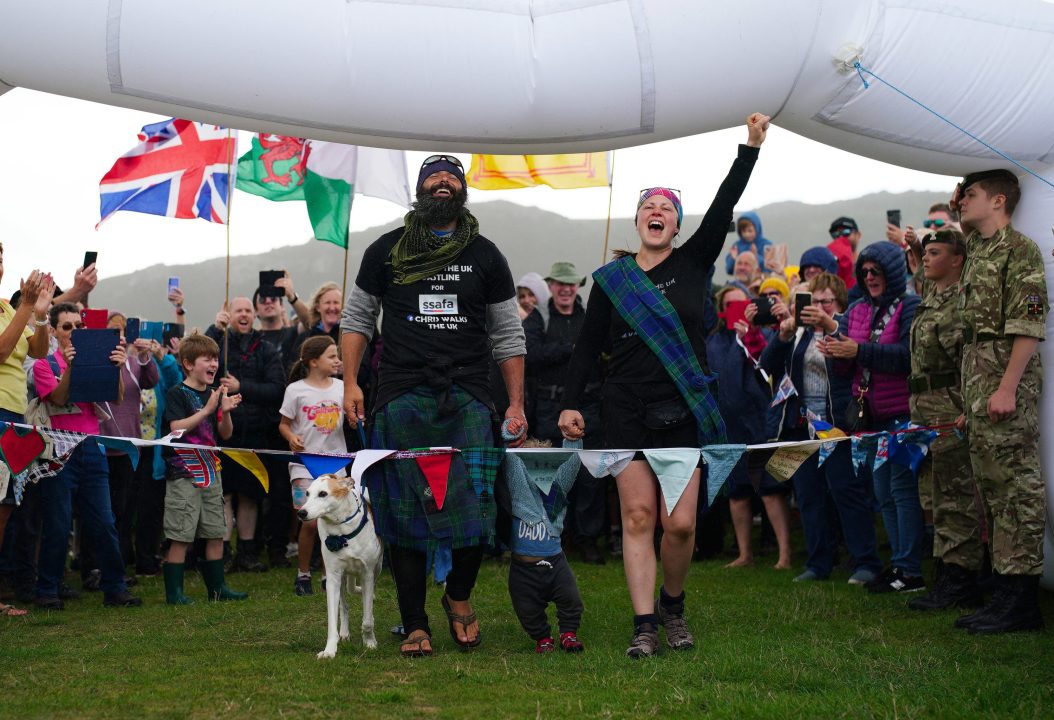 Ex-paratrooper pays tribute to dog who joined him for 17,000-mile UK charity walk