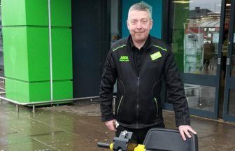 Asda worker at Blantyre store rescues stranded mobility scooter user by pushing her home in pouring rain