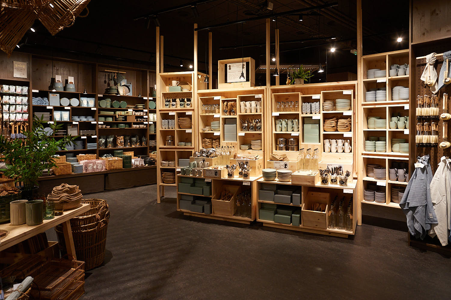 Inside Søstrene Grene store.