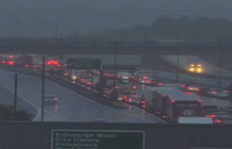 Edinburgh drivers trapped in cars for hours after flooding on busy road