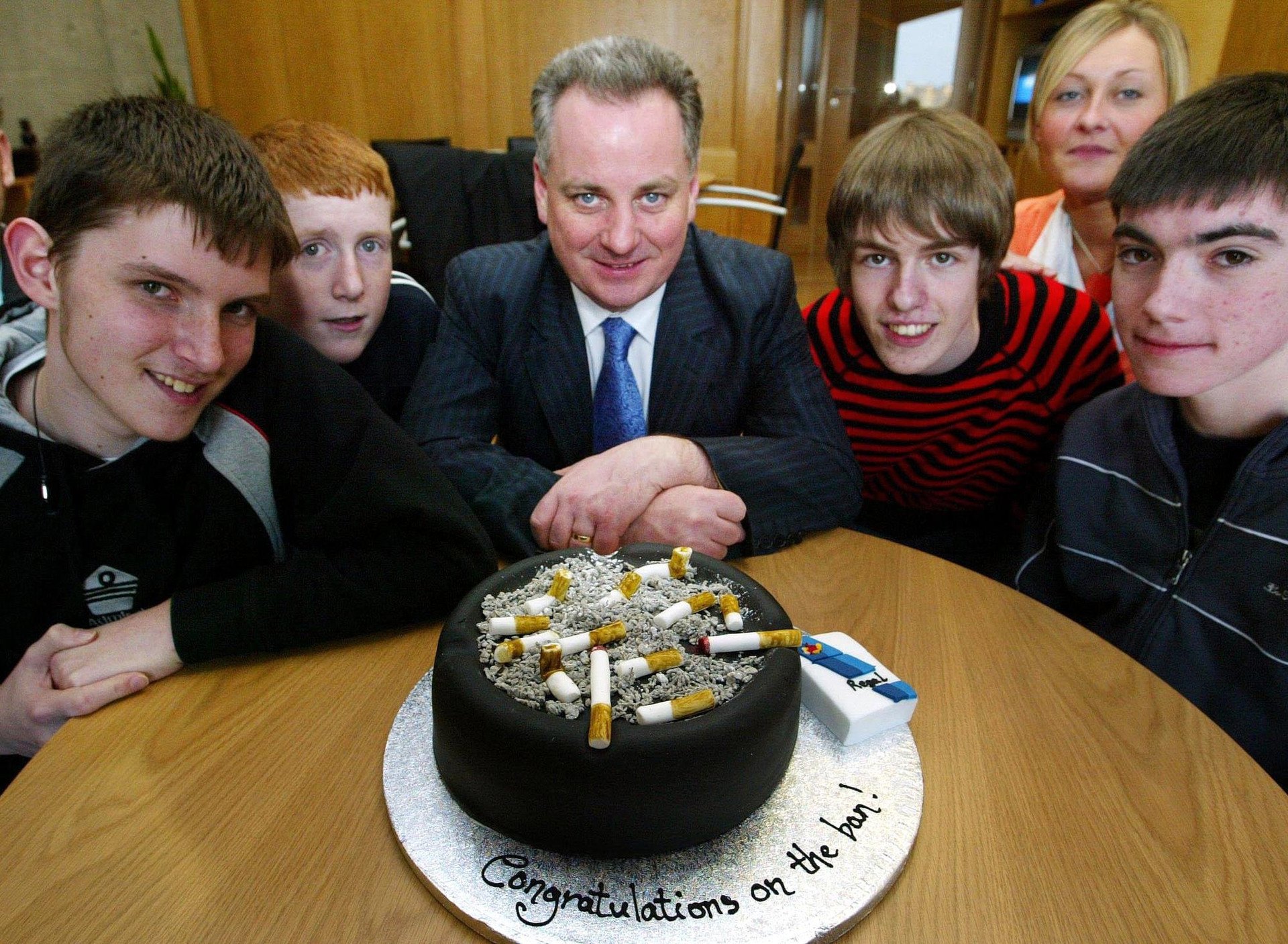 Jack McConnell brought in the smoking ban (David Cheskin/PA).