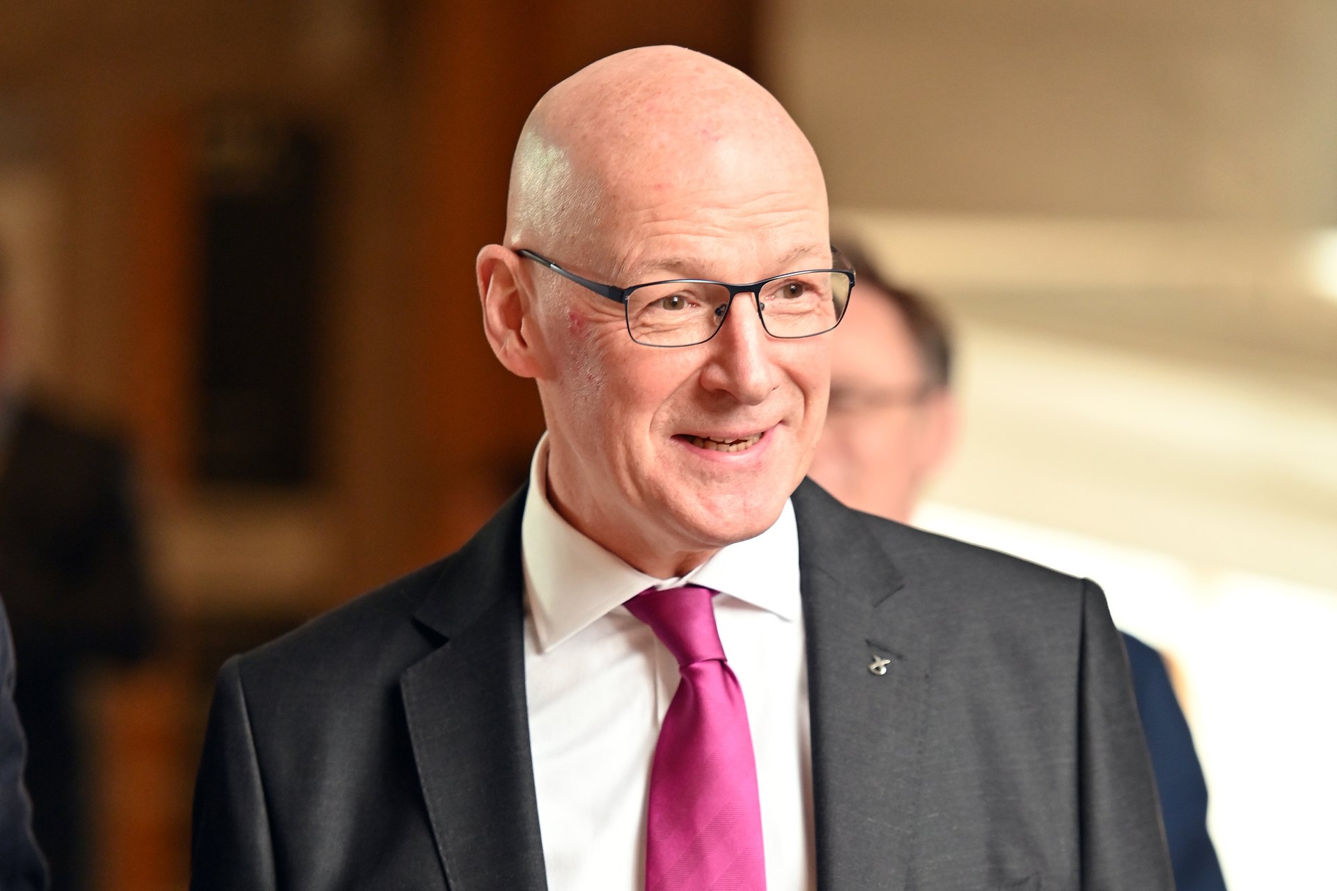 John Swinney on May 7, 2024 in Edinburgh, Scotland. (Photo by Ken Jack/Getty Images).