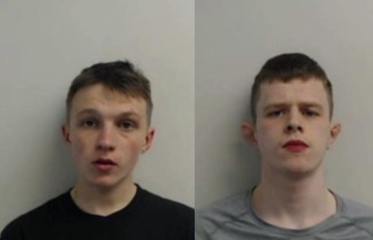 Jamie Fullerton (left) and Kieran Crawford (right) admitted to assaulting Mr Watson to his severe injury.