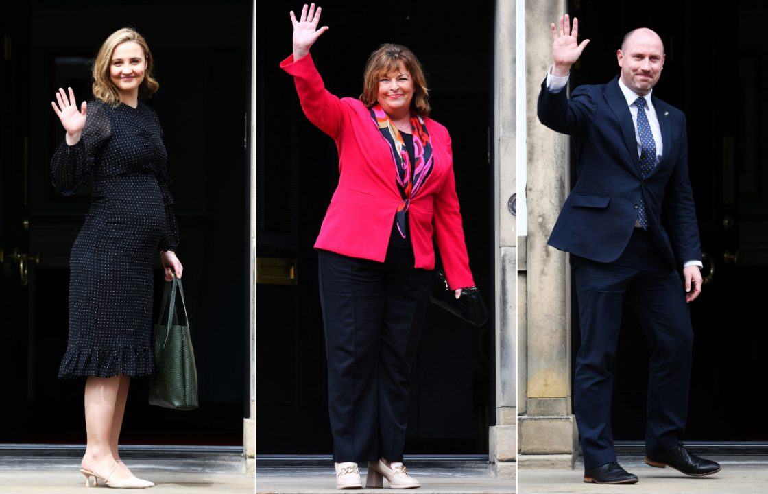Mairi McAllan, Fiona Hyslop and Neil Gray arrive at Bute House as John Swinney appoints his Cabinet.