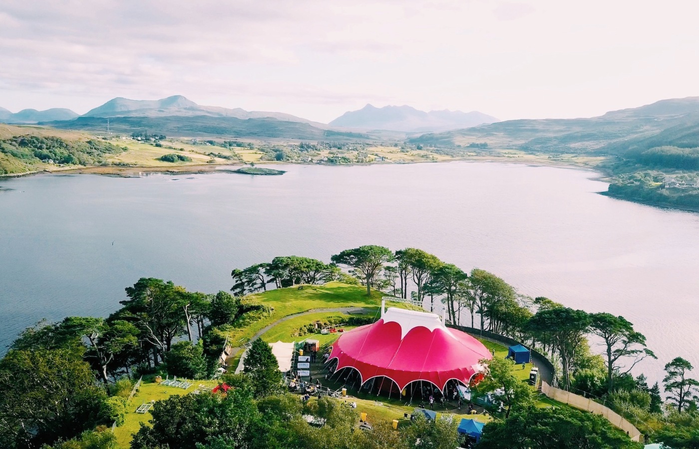 One woman died while attending the Skye Live festival.
