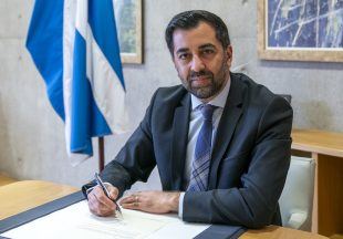 Humza Yousaf hits out at ‘racist bigots’ as he officially steps down as First Minister