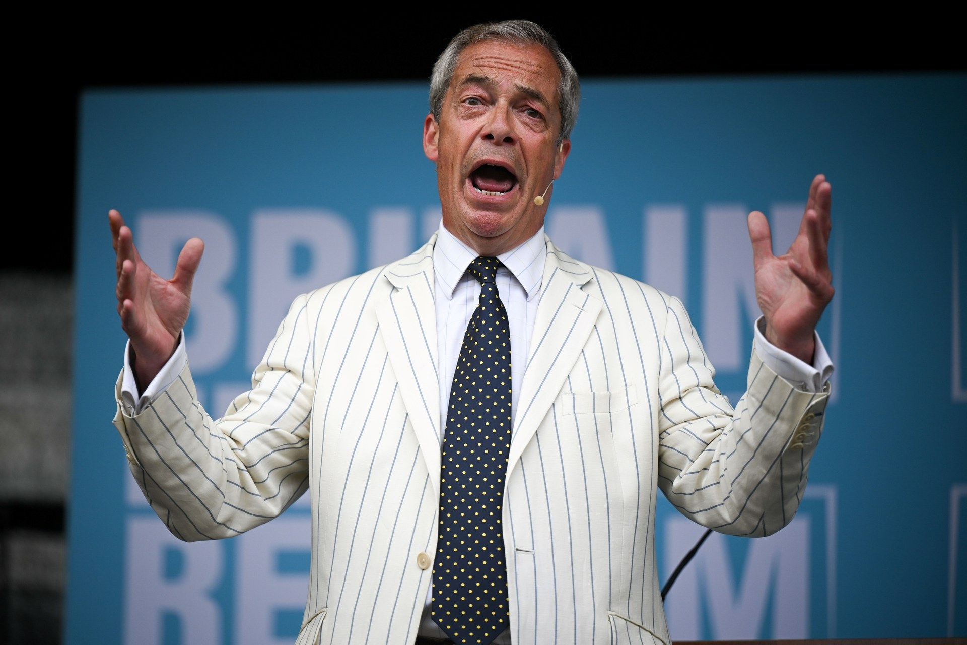 Reform UK leader Nigel Farage is focusing his campaign on immigration.
