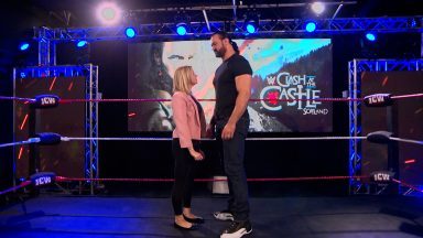 STV SmackDown: Presenter Kelly-Ann Woodland faces WWE legend Drew McIntyre for rematch after 17 years