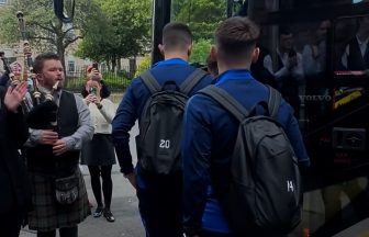 Munro Bagpiper Grant MacLeod speaks of ‘incredible honour’ as he sends off Scotland team heading to Euros