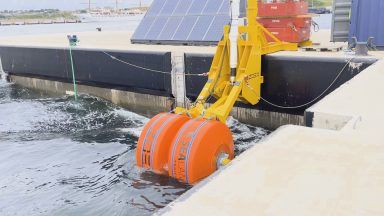 Wave energy generator to begin trials at Aberdeen harbour