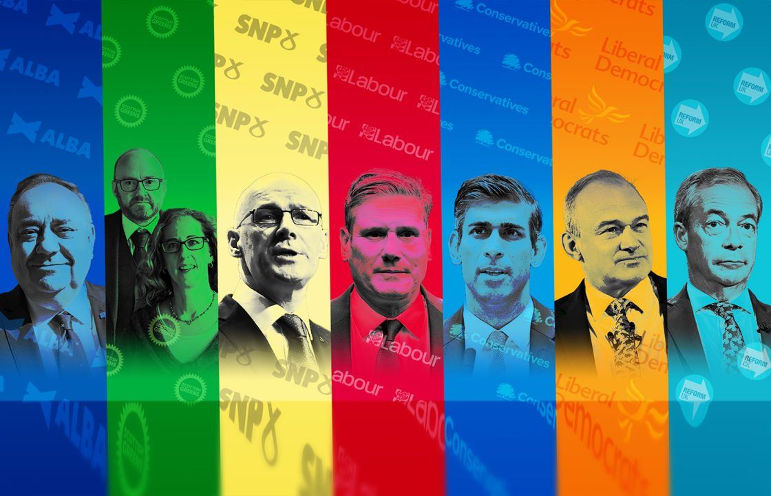 What are the seven main parties offering Scotland in their manifestos this General Election?