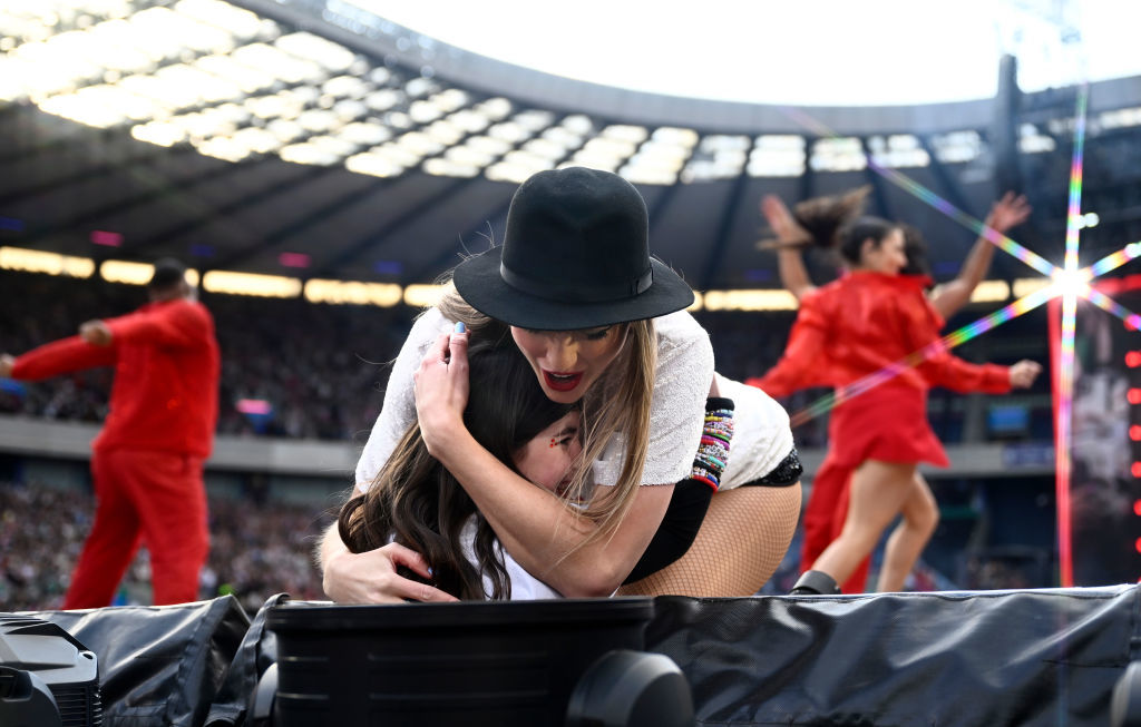 Taylor Swift performs at Scottish Gas Murrayfield Stadium on June 07, 2024 in Edinburgh, Scotland. 