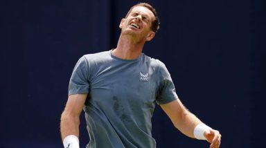 Andy Murray injured at Queen’s to put possible Wimbledon swansong in doubt