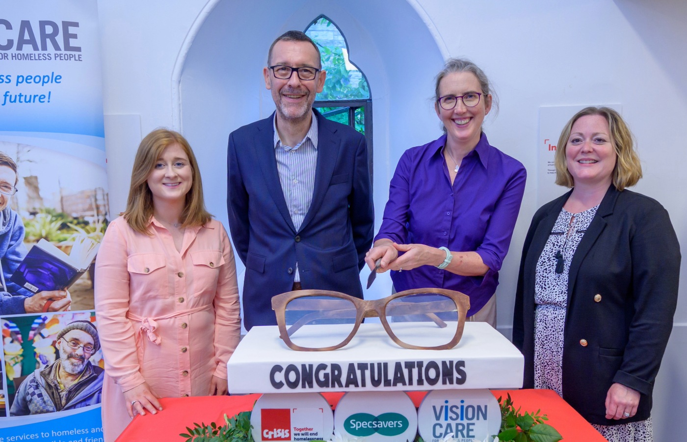 The Wellness Floor has been funded by Specsavers and, alongside the bespoke eye clinic, includes additional rooms, which will enable Crisis to broaden the health services it provides to members.