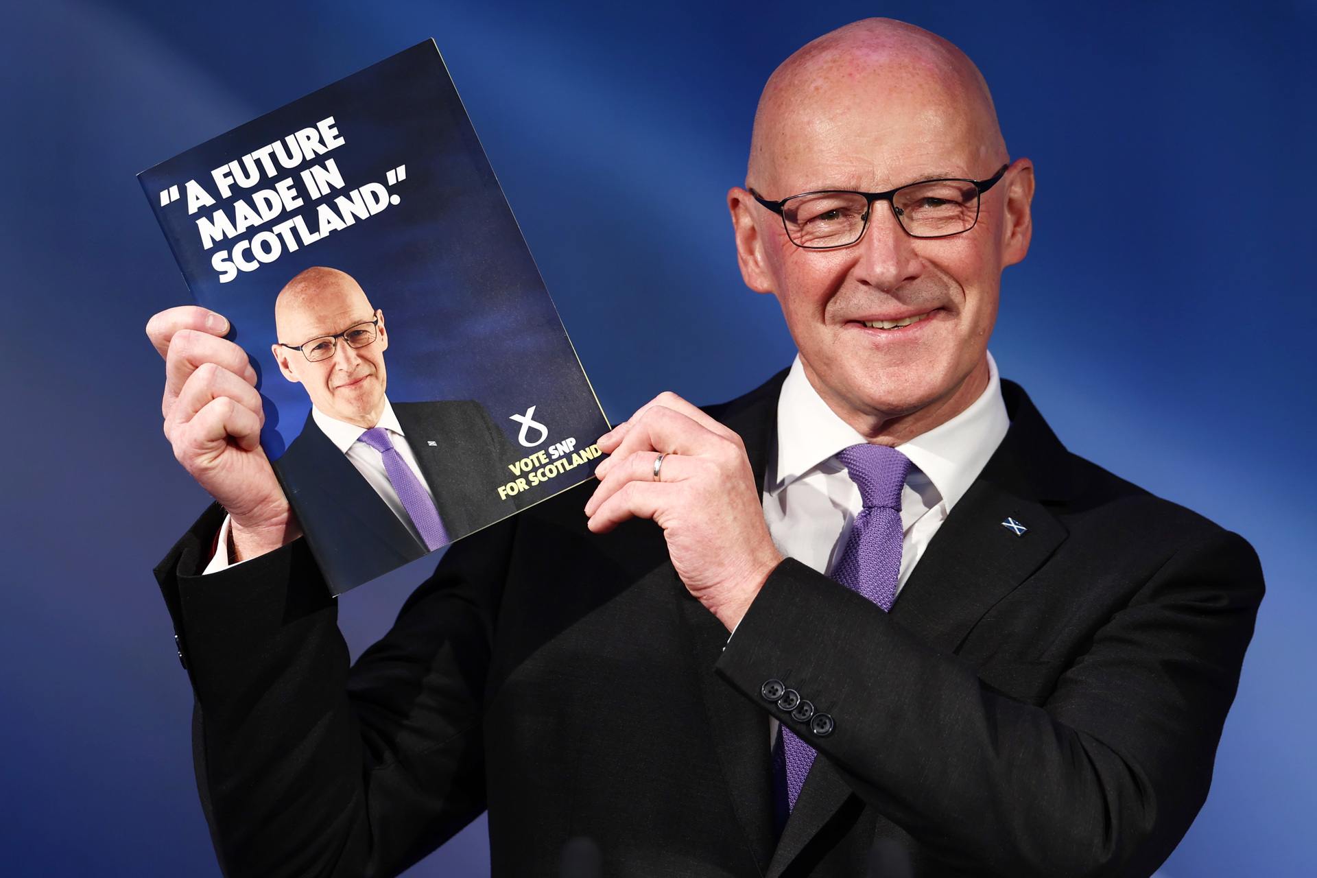 John Swinney said a vote for the SNP is a vote for independence.