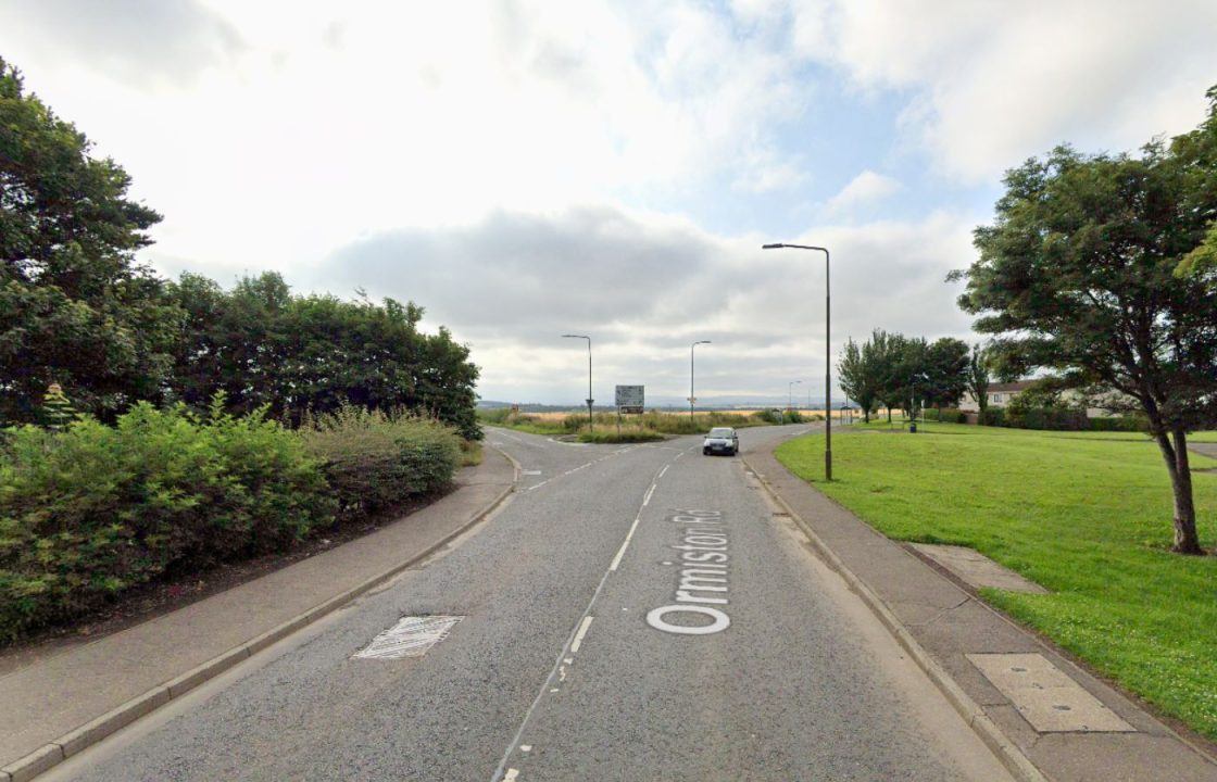 Three people in hospital after two-car crash in East Lothian