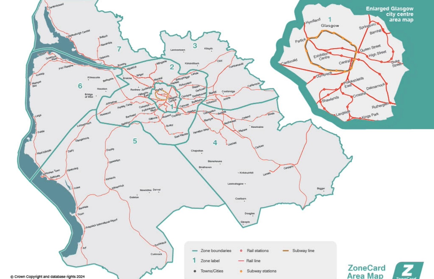 Commuters are being advised the ZoneCard map has been updated.