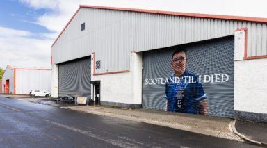 Edinburgh and Glasgow murals honour young player and football fan who died after sudden cardiac arrest