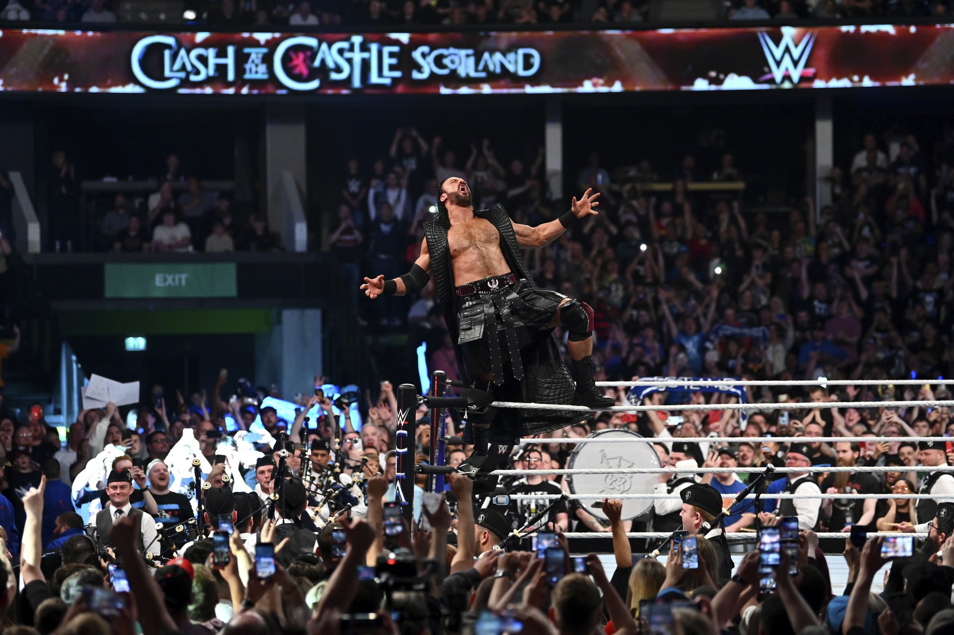 Drew McIntyre was the main event for Clash at the Castle in the Hydro.