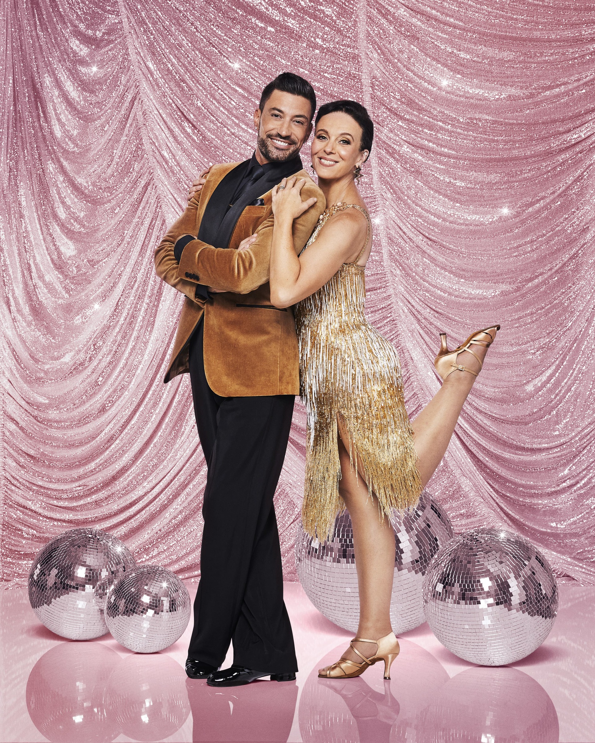 Giovanni Pernice and Amanda Abbington (Ray Burniston/BBC) 