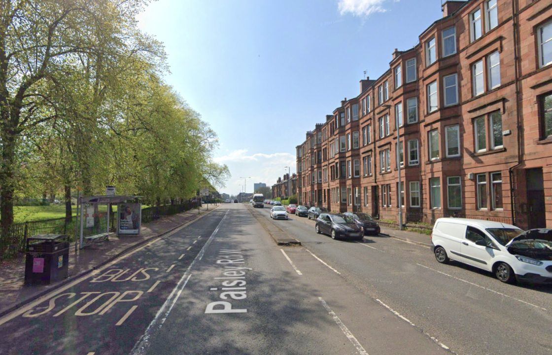 Five-year-old child taken to hospital after crash involving police car in Glasgow