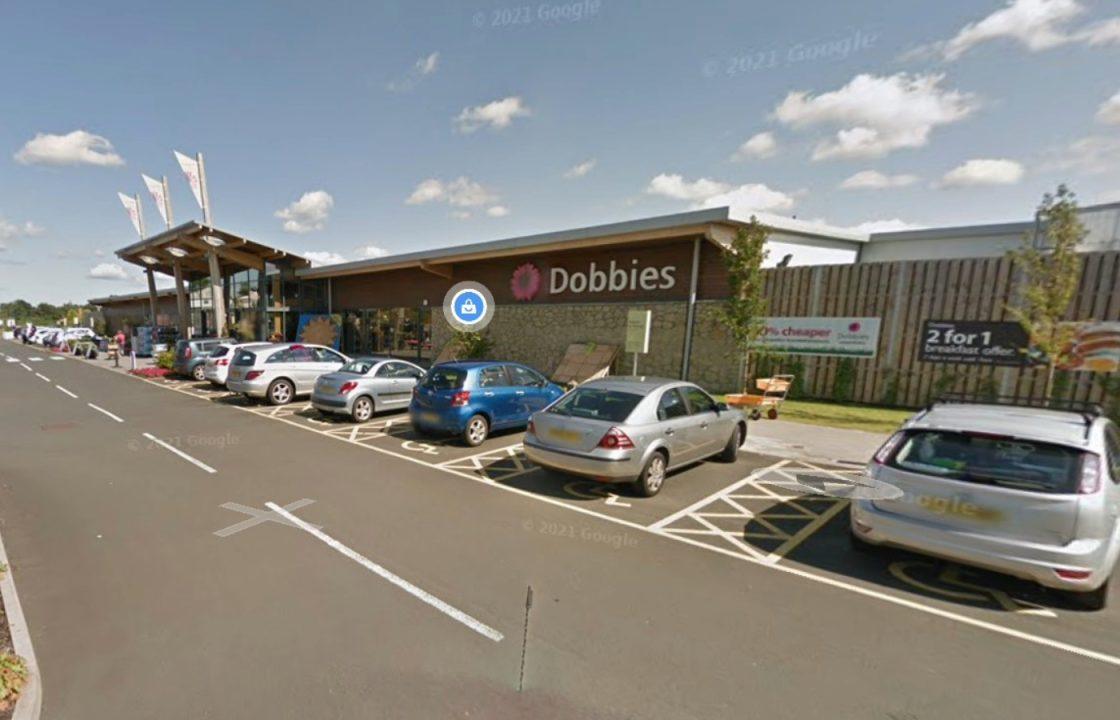 Hunt for two people ‘dressed in dark clothing’ after break-in at Dobbies Garden Centre Livingston