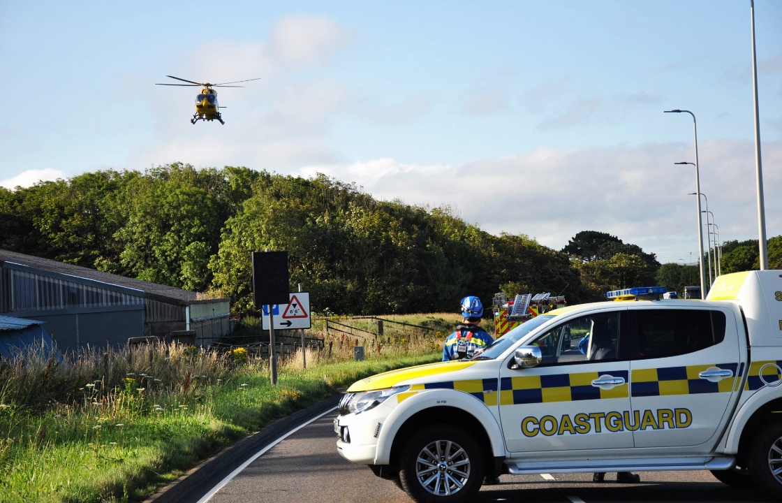 Police, fire, ambulance and coastguard crews were scrambled to the Cairnryan Terminal, near Stranraer, at around 7.30am on Tuesday, July 23 after receiving reports of a man in difficulty. 