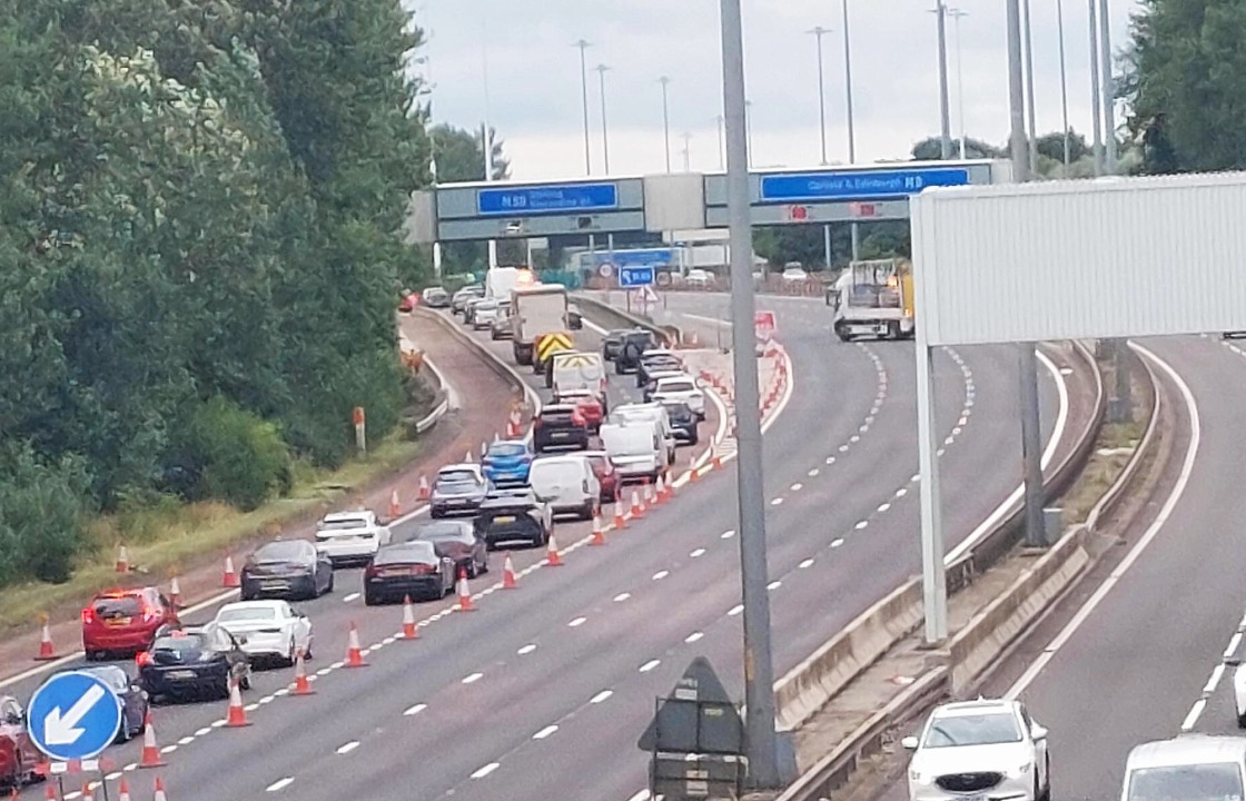 Emergency services were called to Junction 13 Provan Interchange 