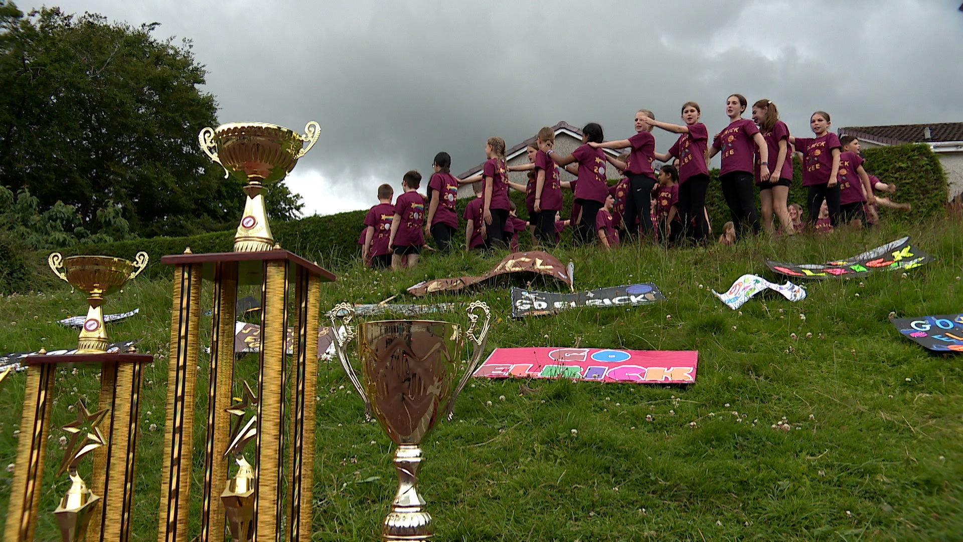 Pupils say they 'put a lot of teamwork in' to win the prize