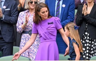 Kate attends Wimbledon men’s final with Princess Charlotte