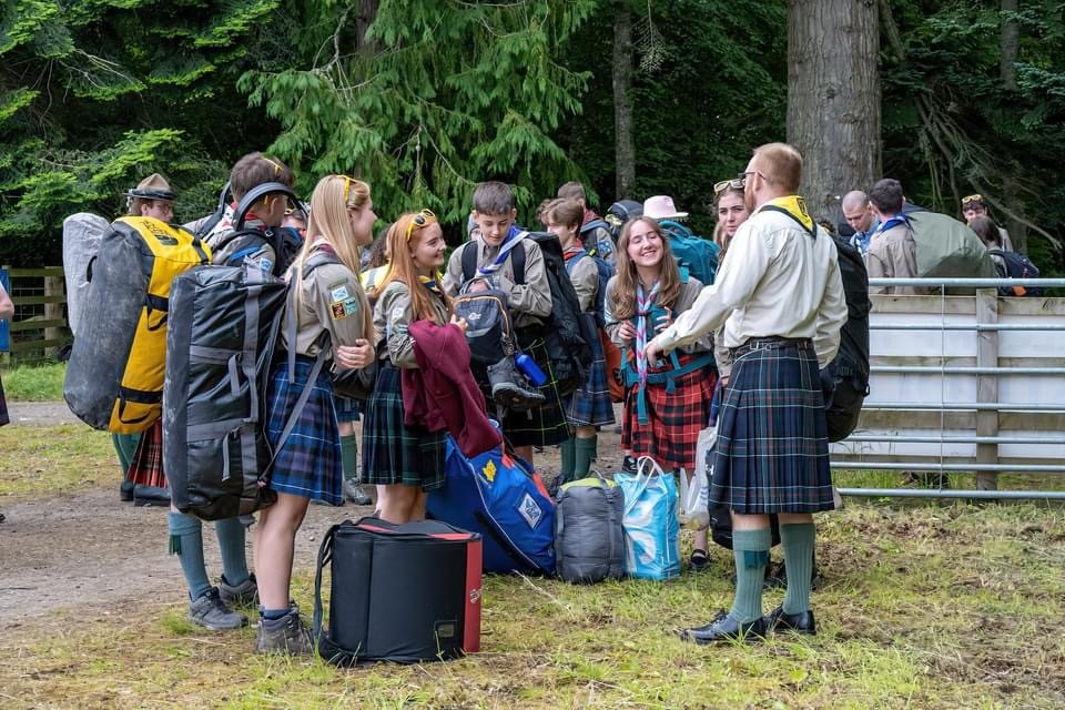 Around 500 Scouts from around the world arrived for an 'unforgettable; two-week adventure in Blair Atholl.