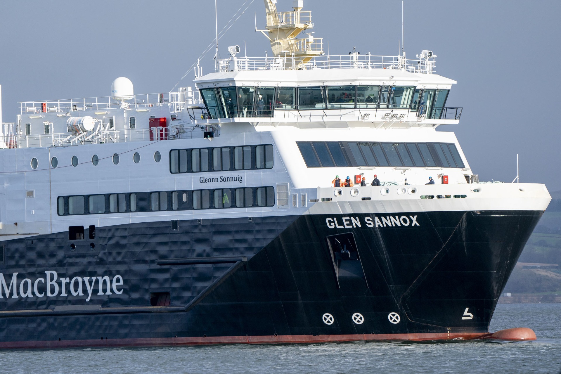 The Glen Sannox is one of two massively delayed and over-budget ferries currently being built for CalMac at Ferguson Marine.