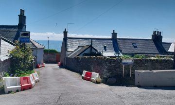 Bollards to be installed on Seaview Terrace in Johnshaven to stop vehicles crashing into homes