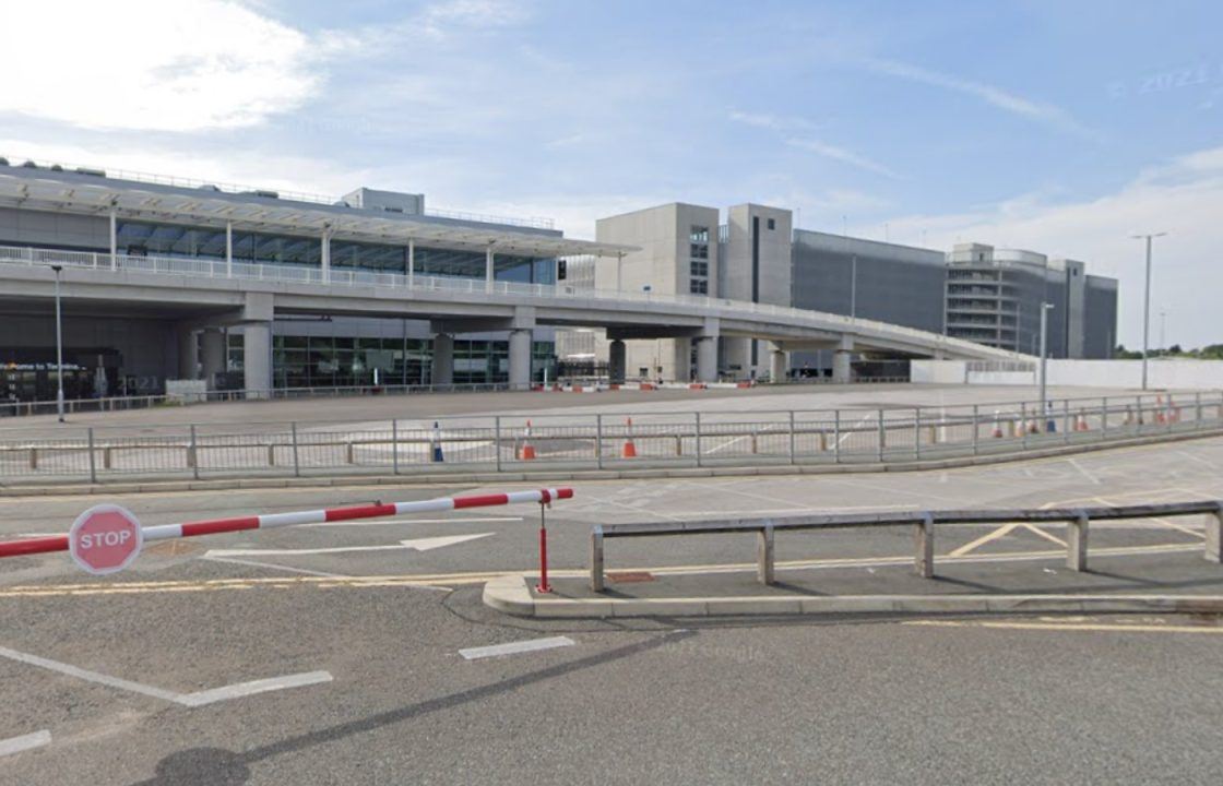 Video showing police officer kicking man on floor of Manchester Airport ‘being assessed’, force says