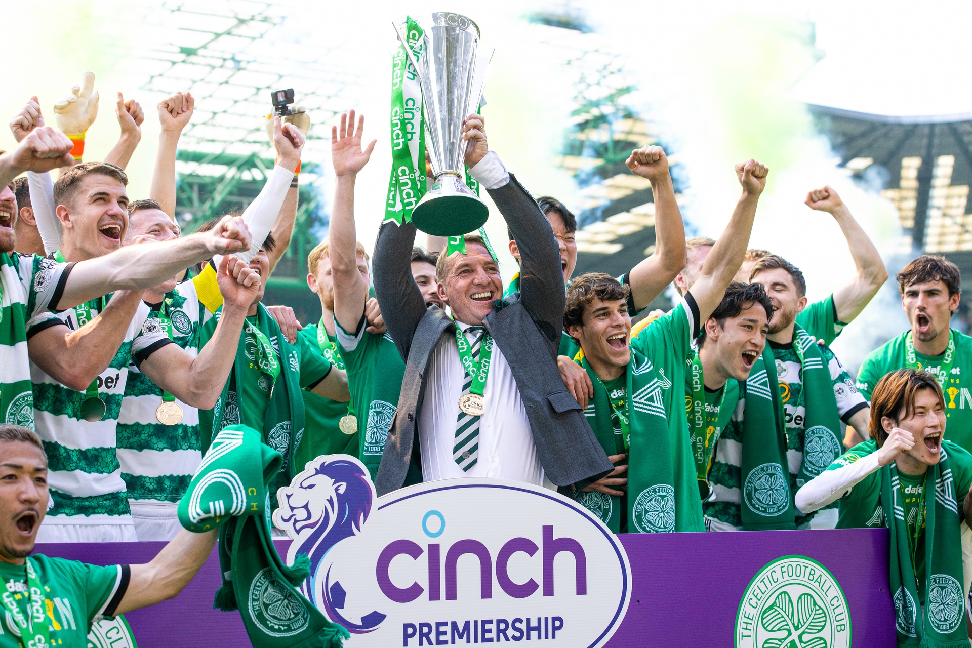 Celtic are aiming for four-in-a-row this season, but will be lifting the Premiership trophy again in May? 