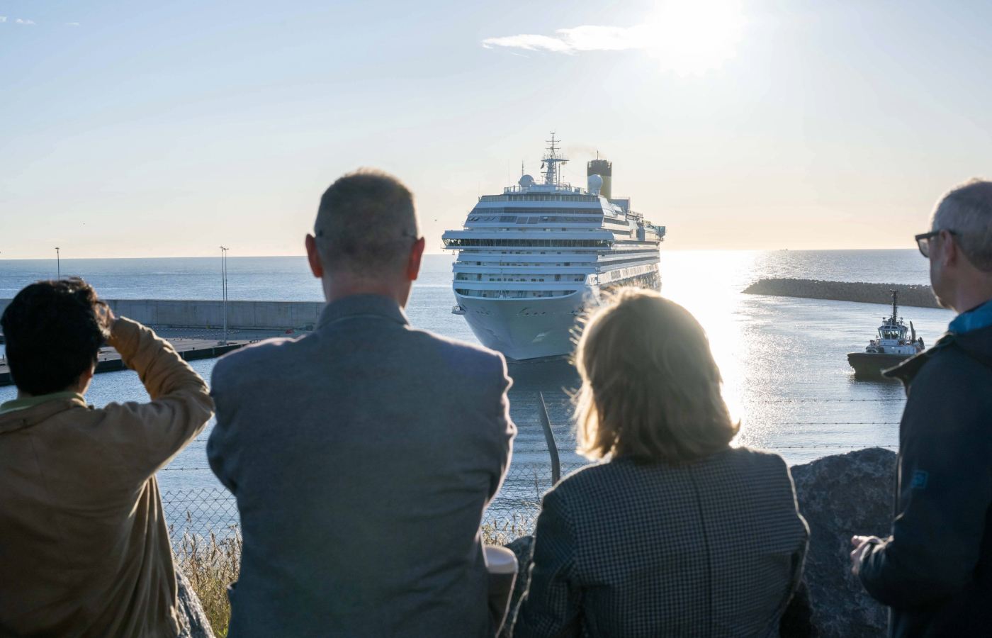 The Costa Cruises vessel has 13 decks and weighs 113,307 gross tonnes. 