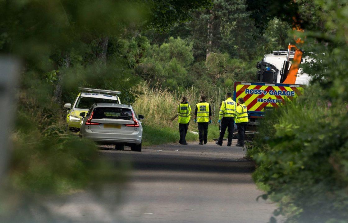 Body recovered from car after crash on country road near Elgin