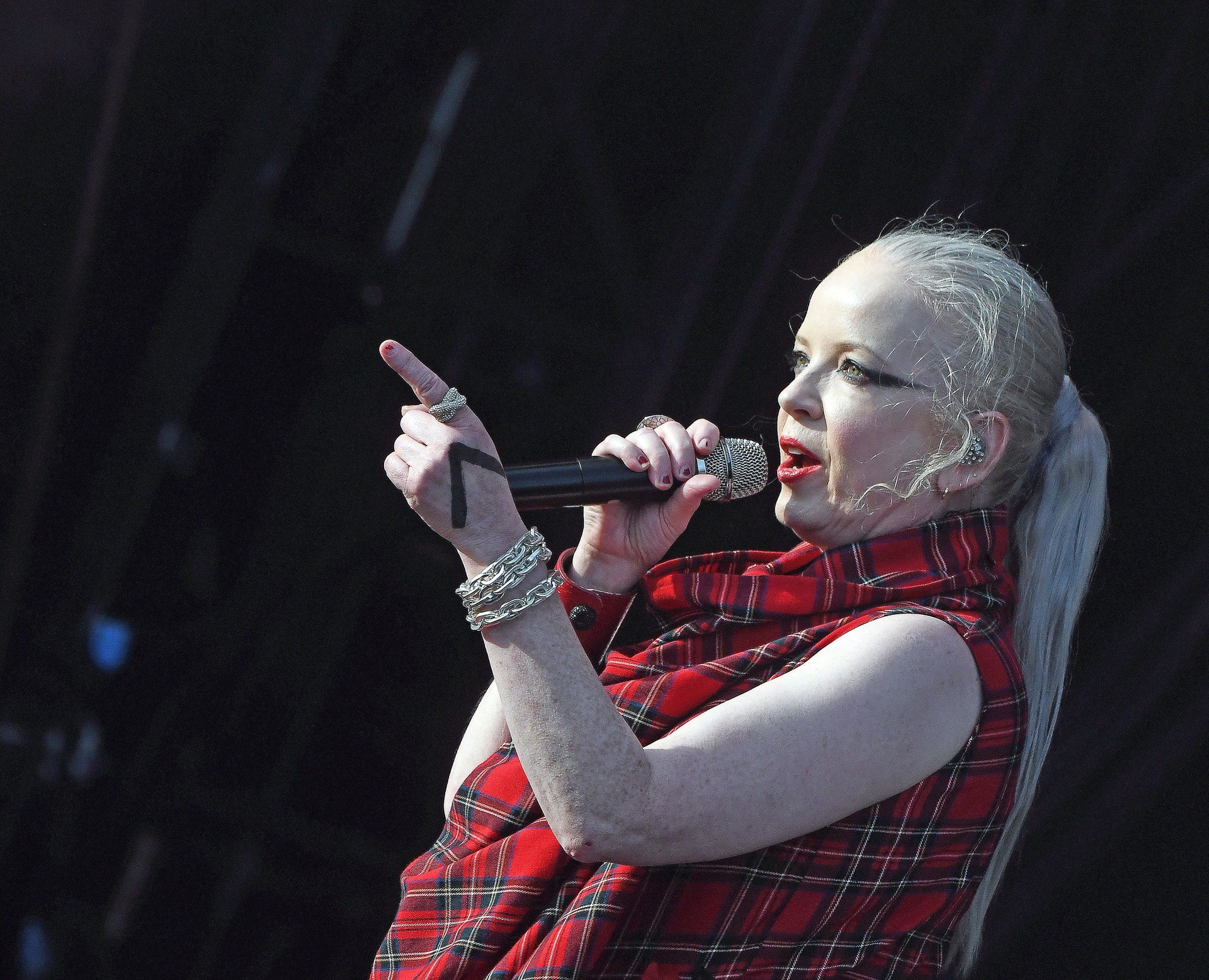 Shirley Manson from Garbage at Trnsmt (Michael Boyd/PA). 