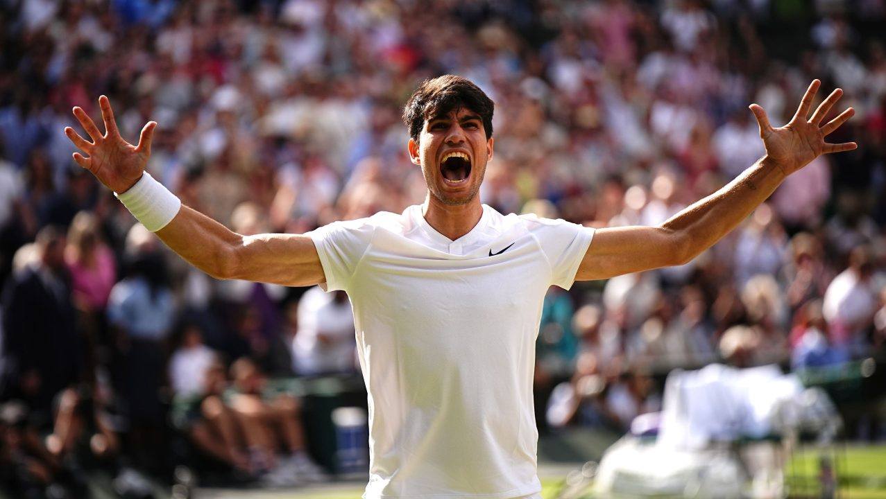 Carlos Alcaraz eases past Novak Djokovic to claim back-to-back Wimbledon titles